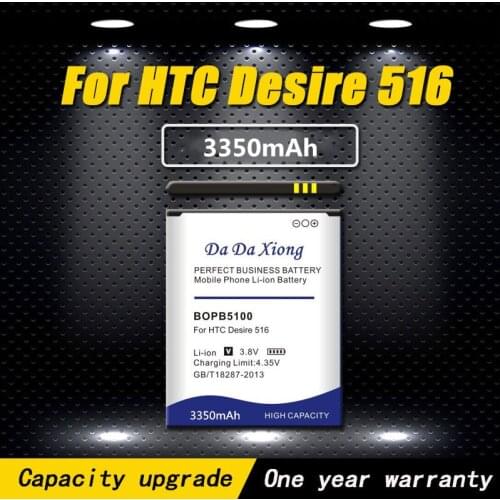 3350mAh New Model [ BOPB5100 ] Mobile Phone Battery for HTC Desire 516 D516d htc516 D516w, Accumulator for Desire 316 D316d 316d