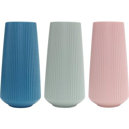 Plastic Flower Vase Unbreakable Flower Pot Basket for Wedding Centerpieces