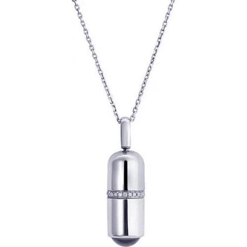 Wedding Necklace Memory 100 Languages I Love You Capsule necklace Projection Pendant N2P6