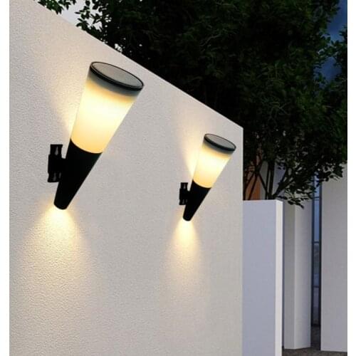 LED Solar Light Outdoor Waterproof Wall Light Corridor Decorative Atmosphere Lights for Home Garden Courtyard Decoration