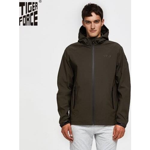 Мужские весенние куртки TIGER FORCE China At AliExpress