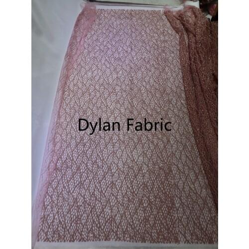 2021 New Embroidery Sequin Fabric Material Sparkly Fabric For Clothsing Party Evening Dress