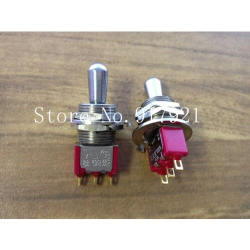 [ZOB] The original C & K U15 C.R. toggle switch with self SA.PART#U15T1PZG8E gold plated pins --20pcs/lot