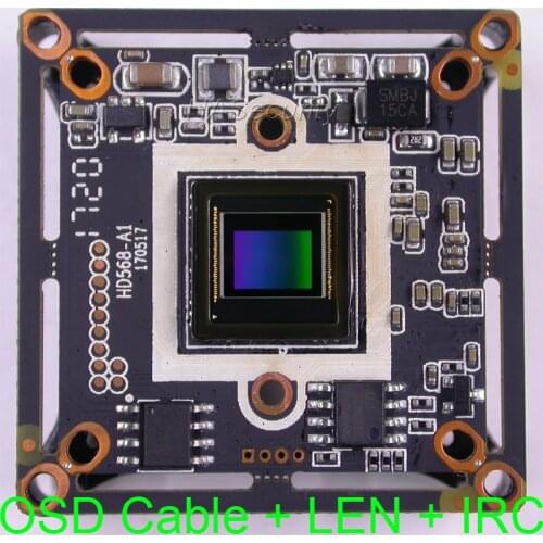 5.0MP / 4.0MP AHD 1/2.5" Aptina AR0521 CMOS image sensor + FH8538M CCTV camera module PCB board (UTC) +OSD cable +LENs +IRC