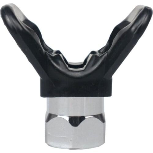 1*Airless Paint Sprayer Tip Guard Nozzle Seat G7/8-14 Holder Spraying Machine Nozzle Sprayer Gun Nozzle Seat Guard Hand Tools