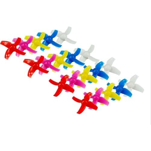 10 paris / 20pcs KINGKONG LADRC 40mm 4 blades propeller 7mm motor for Tiny 7 / 7X / R7 DIY FPV brush mini drone 75mm wheelbase