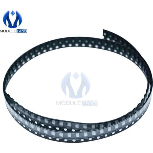 100Pcs Yellow 1206 SMD SMT Super Bright LED Wholesale