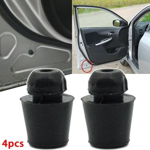 4Pcs Rubber Universal Car Door Dampers Buffer Pad Cover Rubber Stop For Hyundai BMW New And High Quality