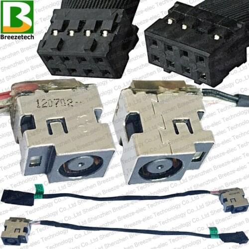 5 pieces/lot original new Laptop AC DC POWER JACK HARNESS PLUG CABLE connector for HP 2000 DM4-3000 G6-1109TU P/N: 678222-SD1