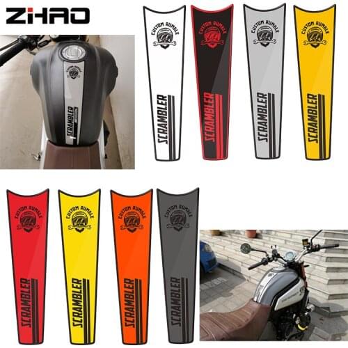 3D carbon fiber auto parts fuel tank stickers motorcycle stickers tank pad decals for DUCATI scrambler