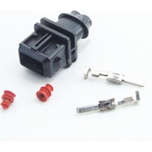 10kits EV1 Male Car Waterproof 2 Pin way Electrical Wire Connector Plug JPT Junior Power Timer Fuel Injector Connector Plug