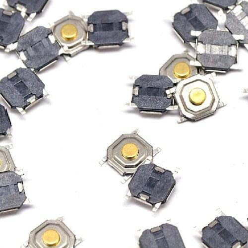 Free shipping Wholesale 1000pcs 4X4X1.7MM SMD Tactile Tact Switch Push Button Micro Switch Momentary 4*4*1.7mm