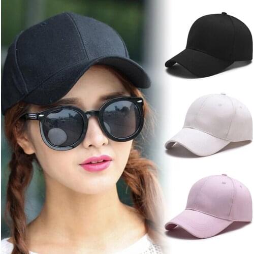 Hot Cotton Baseball Cap Classic Sports Hat with Adjustable Strap for Running Workout Outdoor Solid Color NOV99