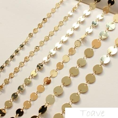 1m 100-round circle chain ear chain bracelet necklace base chain accessories material