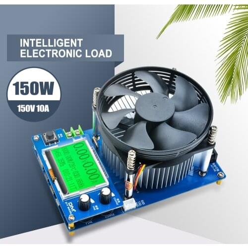 150W Digital Battery Capacity Tester Voltmeter Adjustable Constant Current Electronic Load Charger USB Ameter meter Indicator