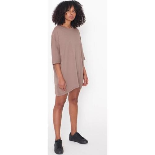 Womens Crew Neck Pastel Colors Oversize T-Shirt 100% Cotton Casual Street Home Daily Style