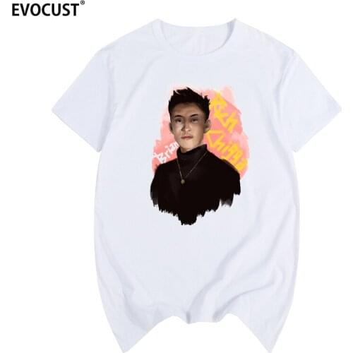 Rich chigga hiphop watercolour Summer print T-shirt Cotton Men T shirt New women TEE fashion