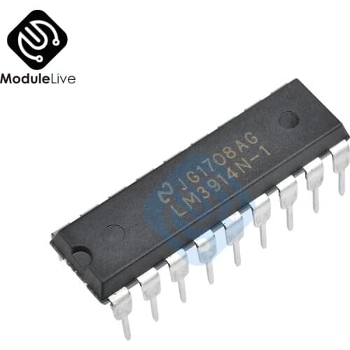 LM3914 LM3914N-1 DIP-18 LM3914N LED 18 Dip Display Driver IC New Original Electronic Tools