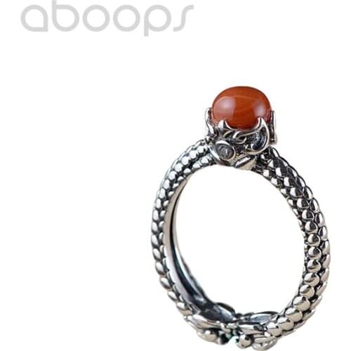 Small 925 Sterling Silver Ring with Jade for Women Girls Adjustable Size 6-8,Free Shipping