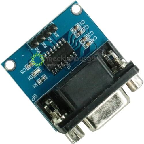 MAX3232 RS232 Serial Port to TTL Converter Module Male DB9 Connector COM Contor MAX232