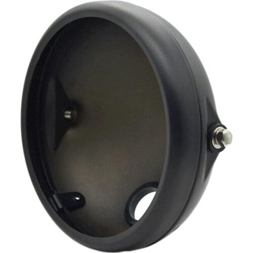 Motorcycle 7 Inch LED Headlight Mounting Housing Bracket for Headlight Head Light Lamp Housing Cover Bucket Lighthouse