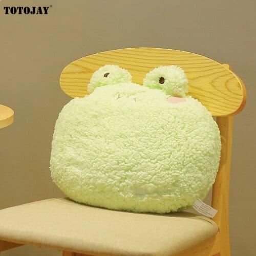 4 Styles Soft Plush Animals Pillow Toys Stuffed Cartoon Teddy Bear Frog Pig Tiger Rabbit Plush Doll Sofa Chair Cushion Baby Gift