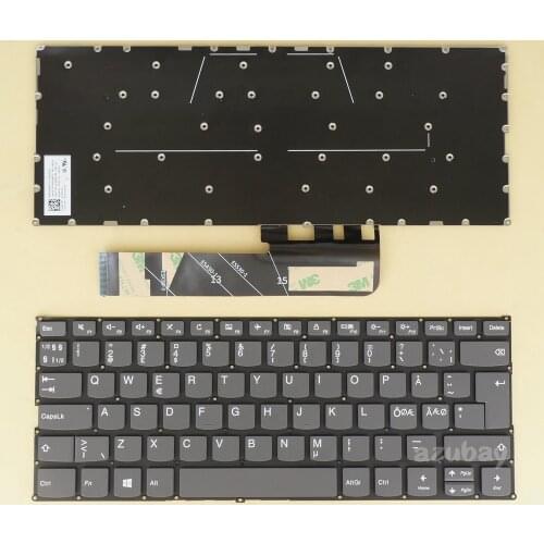 Nordic Keyboard for Lenovo Yoga 530-14ARR 530-14IKB 730-13IKB 730-13IWL 730-15IKB 730-15IWL C640-13IML/LET C740-14IML S740-14IIL
