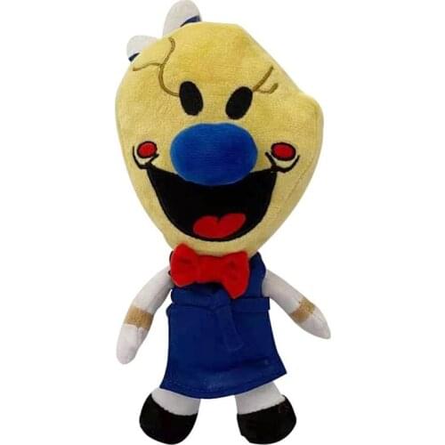 New 20cm Game Ice Scream Rod Plush Toy Cartoon Horror Figure Dolls Stuffed Soft Toys For Kids Funny Halloween Christmas Gifts