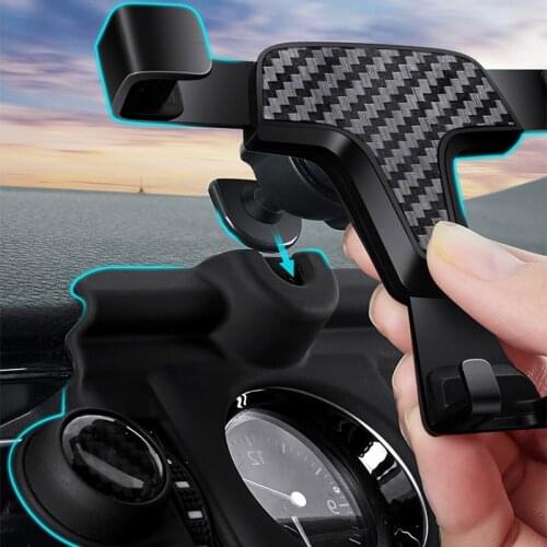 Car Air Vent Mount Smartphone Clip Holder Stand Mobile Phone Stable Cradle For Toyota RAV4 2019 2020