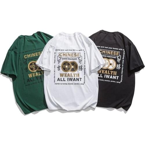 Popular logo street mens short sleeve T-shirt Printed half-sleeve T-shirt Round collar turtleneck casual mens T-shirt