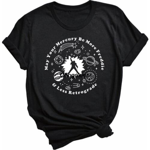 May Your Mercury Be More Freddie and Less Retrograde Astrology Shirt Mercury Retrograde Freddie Mercury Queen
