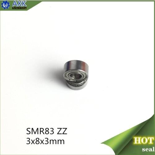 SMR83ZZ Bearing 3*8*3 mm ( 10PCS ) ABEC-1 Stainless Steel Ball Bearings Shielded SMR83Z SMR83 Z ZZ
