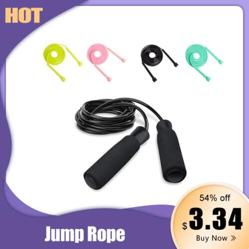 PVC Crossfit Jump Rope Sport Skipping Pin Physical Exam Gym Fitness Home Exercise Slim Body Workout Equipments