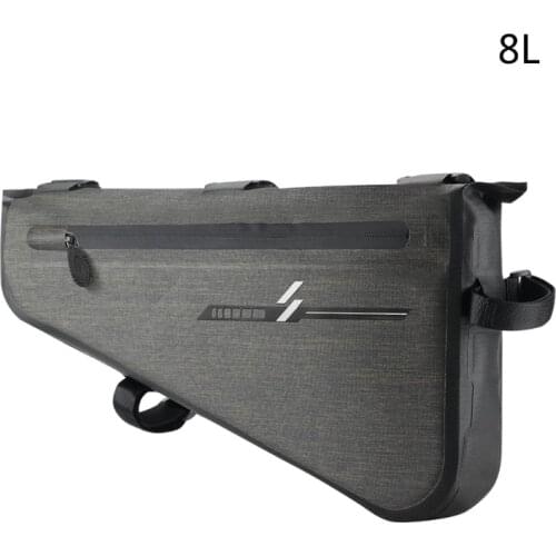 Bicycle Front Frame Bag MTB Bike Cycling Riding Waterproof Top Tube Phone Holder