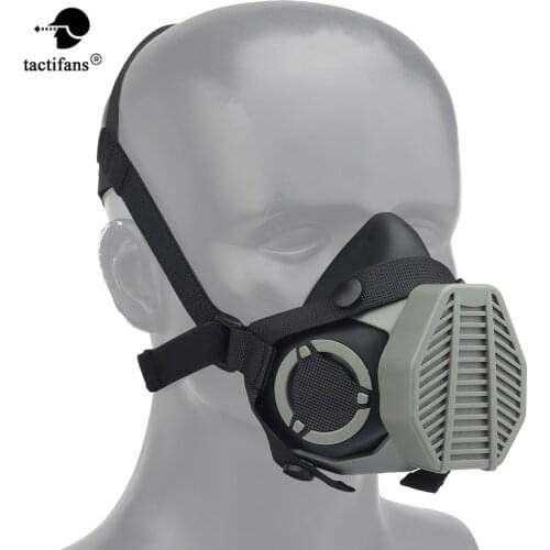 Tactical SOTR Special Operations Respirator Replaceable Filter Antidust MaskWargame Shooting Paintball Accessories Half-mask