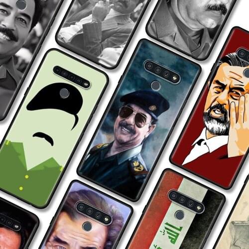 Saddam Hussein Iraq Smart Phone case For LG K71 61 52 50 42 41 40S G8 7 6 THINQ Plus caso tpu Fundas coque soft bumper