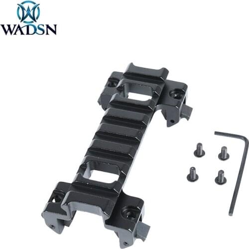 Wadsn Military Gear Aluminium Airsoft MP5 G3 Base MP5K Dovetail Guide rail Bracket Fit 20mm Scope Mount Rail Hunting Accessory
