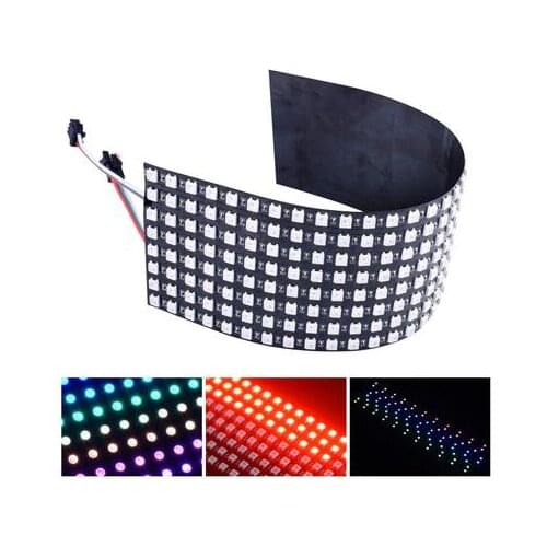 WS2812b RGB Led Panel Matrix module display 8x8/8x32/16x16 Pixels Full Color Pixel Screen LED Heatsink Digital DIY led board