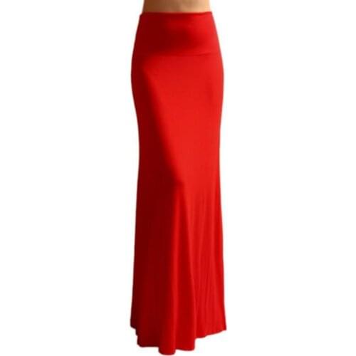 2019 Bohemian Style Long Cotton Skirts Autumn Casual Pencil Maxi Skirt Women Bandage Pleated