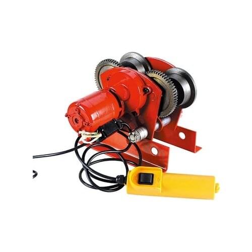 1T top quality 220V/50HZ 1-PHASE Electric trolley used with mini electric wire rope hoist, power tool part