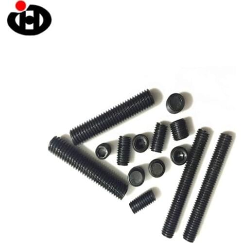 JINGHONG 500PCS M3*3/4/5/6/8/10/12 GR 4.8 din 913 Tool Set Screw