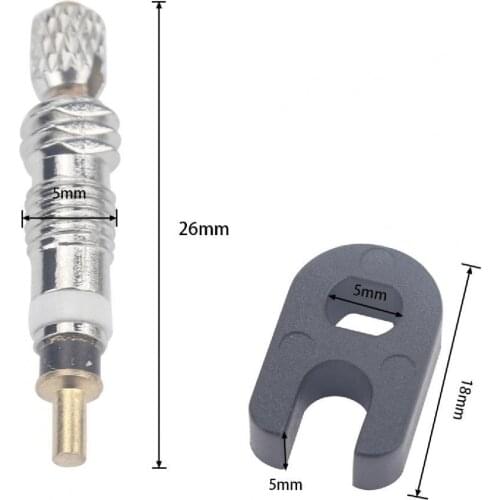 20Pcs Universal French Valve Cores Leak-Proof Brass Tubeless Valve Cores with Removal Wrench for Road Bikes mtb Tubeless Cores