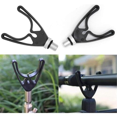 4Pcs Fishing Rod Rest Bank Stick with 8mm Thread Adjustable U Shaped Holder