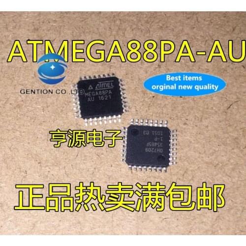 5PCS ATMEGA88PA-AU 88PA-AU TQFP32 microcontroller chips in stock 100% new and original
