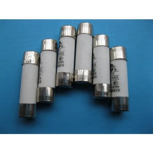 80 Pcs Ceramic Fuse Powder Filled Cartridge Cylindrical 380V 4A 8.5mm x 31.5mm
