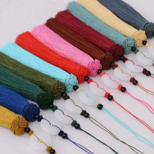 Antique Cotton Silk Tassels Earrings Charm Pendant Satin Tassels DIY Necklaces accessories Top