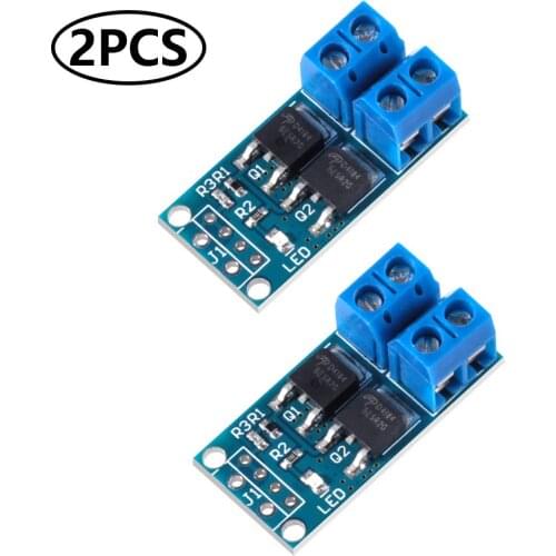 DC 5-36V 400W Dual High-Power MOS Field Effect Transistor Trigger Switch Driver Board PWM Control Electronic Wwitch Control