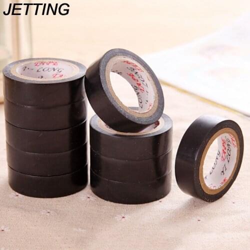 Black 10M Resistant Elec cal Power Insulating Tape PVC Flame Retardant Adhesive Vinyl Elec cal Insulation Tape Roll Heat