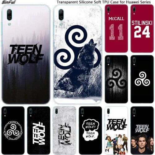 Hot Derek Hale Quotes Teen Wolf Soft Silicone Phone Case for Huawei Mate 10 20 Lite Pro Enjoy 9S Y9 Y7 Y6 Y5 2019 2018 Pro 2017