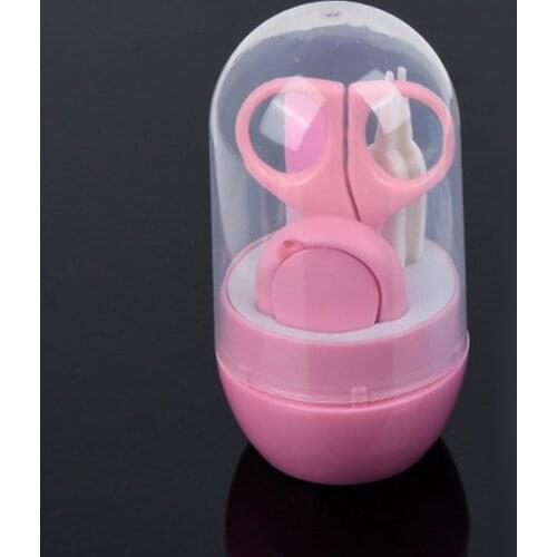 Hot Sale 4PCS/Set Baby Nail Trimmer Set Newborn Toddler Scissors Baby Nail Clipper Files Nail Manicure Kit